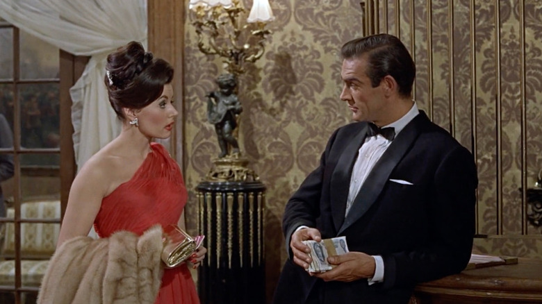 Eunice Gayson and Sen Connery in Dr. No (1962)