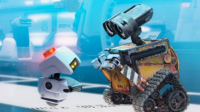 None of the robots are humanoid in design in "Wall-E"