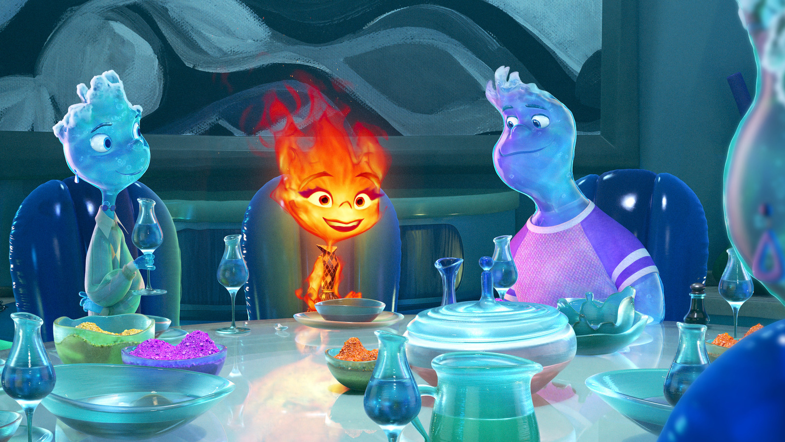 Água e fogo: as personagens do filme “Elemental” vão estar nos