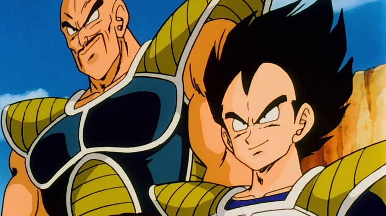 Nappa and Vegeta in Dragon Ball Z