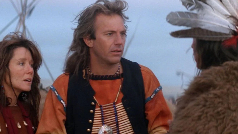 Kevin Costner talking in Dances with Wolves