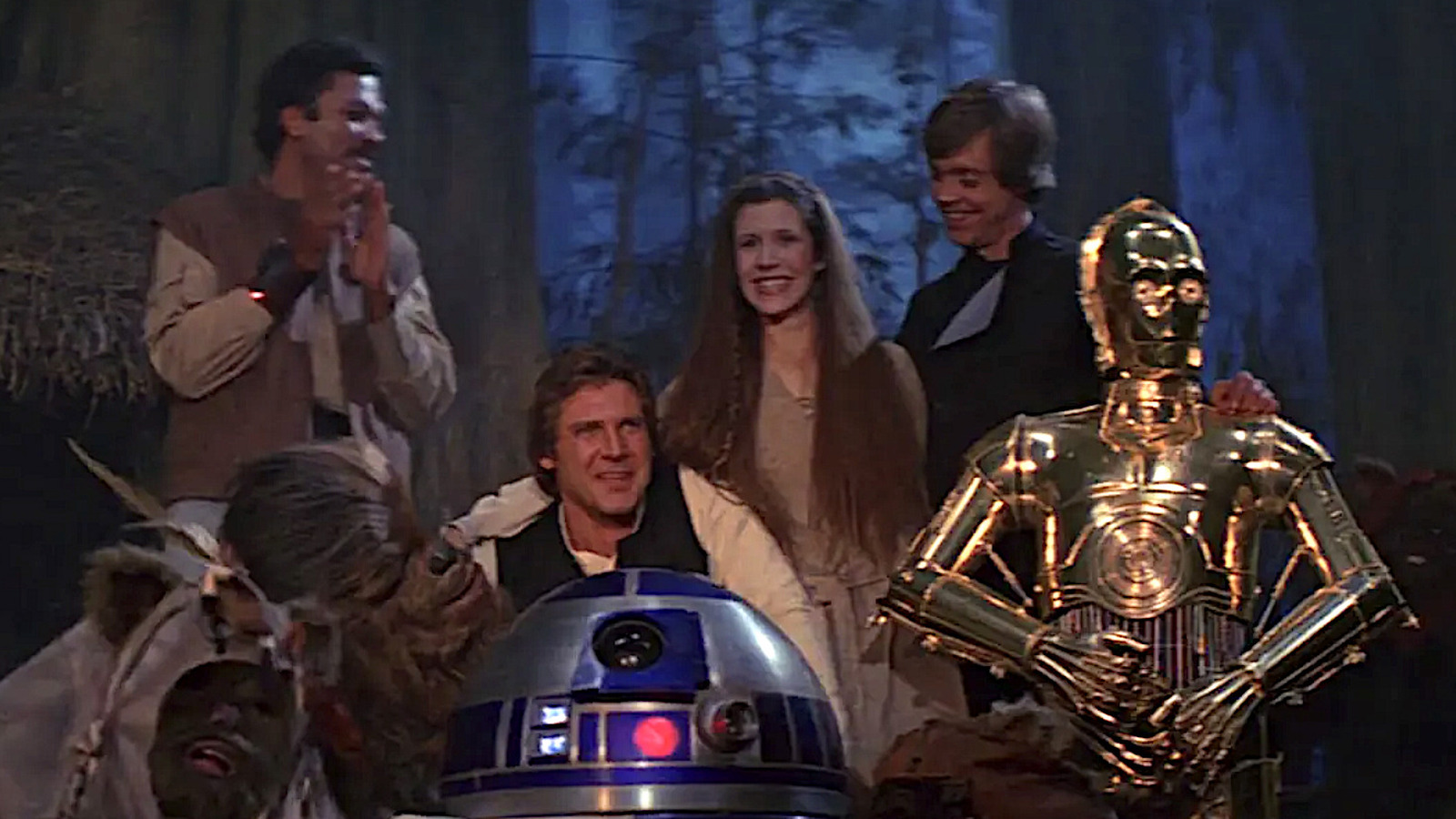 Star Wars: The Empire bites back! Return of the Jedi cast look a little  less sprightly as they reunite 30 years on from third film