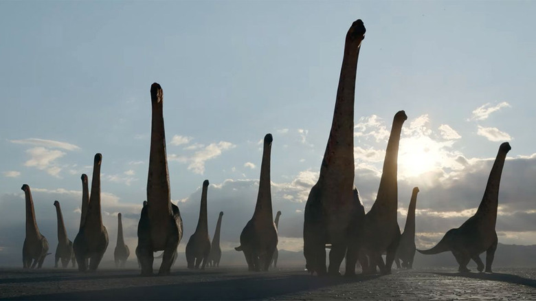 Sauropods in Prehistoric Planet