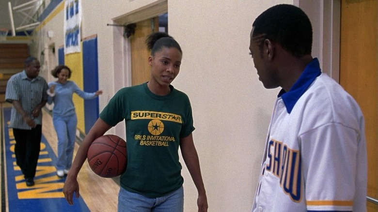 Sanaa Lathan and Omar Epps in Love & Basketball