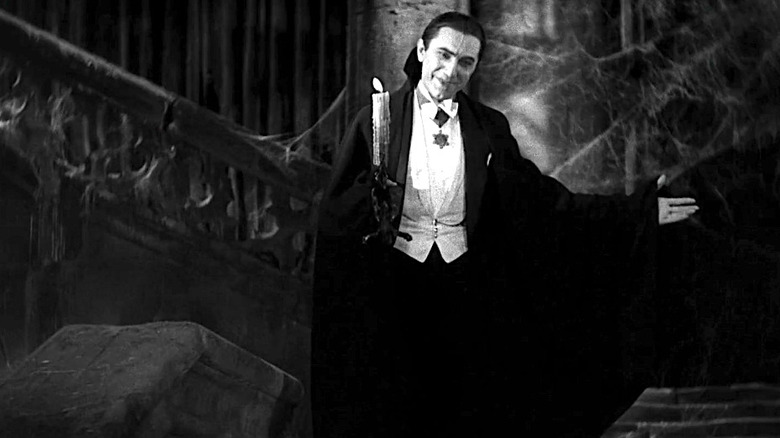 Bela Lugosi welcomes his guests to his castle in Dracula