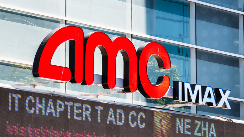 AMC IMAX theater sign exterior