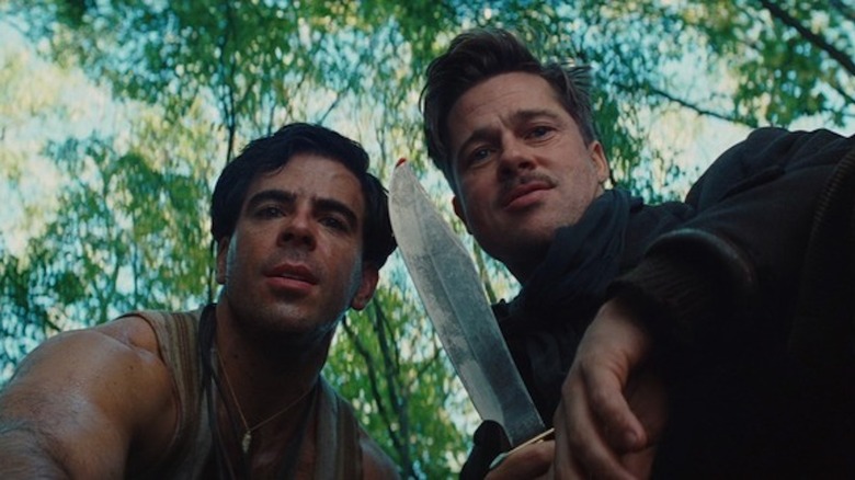 Eli Roth Brad Pitt Inglourious Basterds