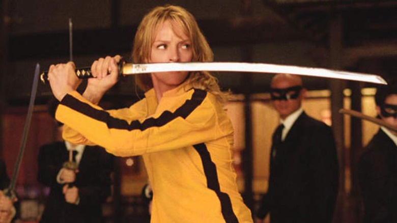 Uma Thurman stars in Kill Bill Vol. 1 (2003)