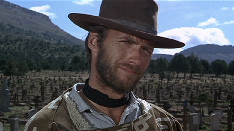 Clint Eastwood em O Bom, o Mau e o Feio