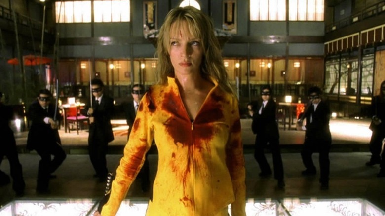 Kill Bill bloody yellow jumpsuit