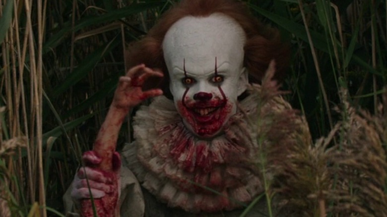 Pennywise covered in blood