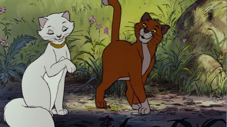 Duchess and Thomas O'Malley in The Aristocats