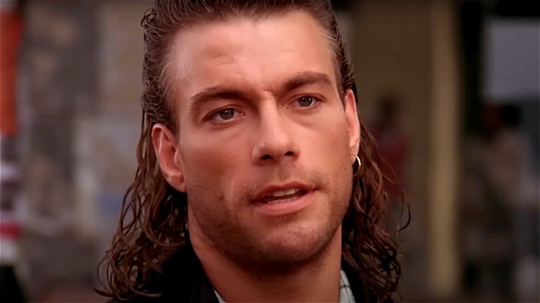 Jean Claude Van Damme sporting a mullett