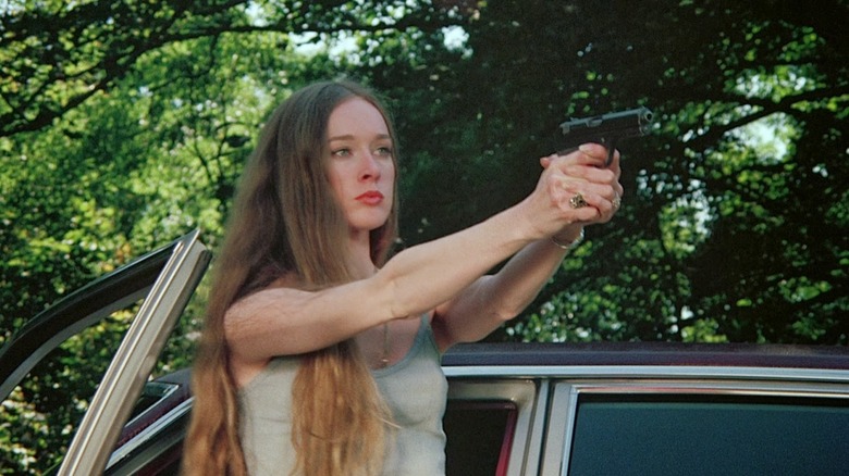 Jennifer with a gun