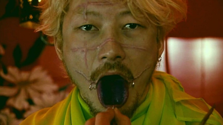 Ichi with mouth open