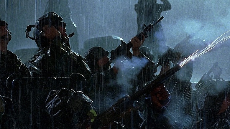 The army in Godzilla