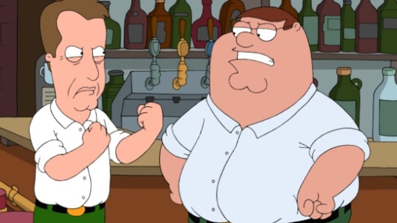 James Woods fights Peter Griffin