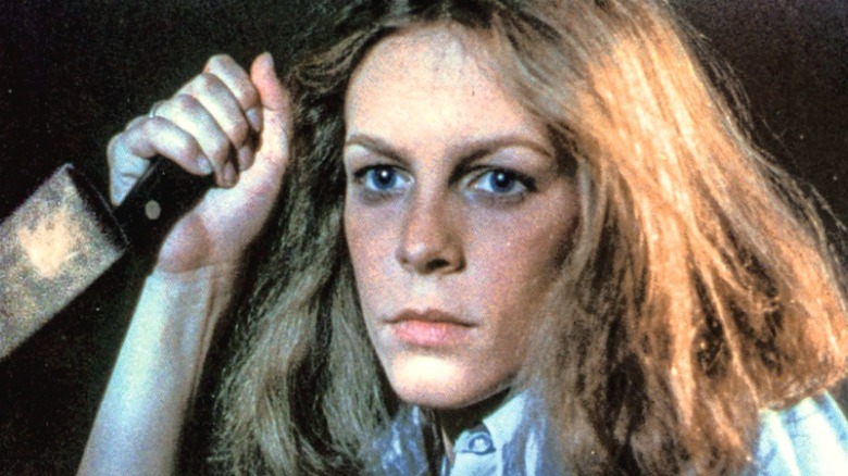 Laurie Strode waits for Michael