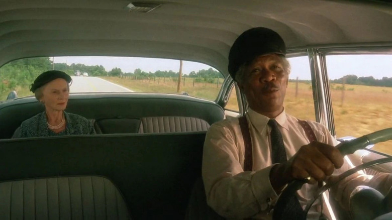 Morgan Freeman drives Jessica Tandy