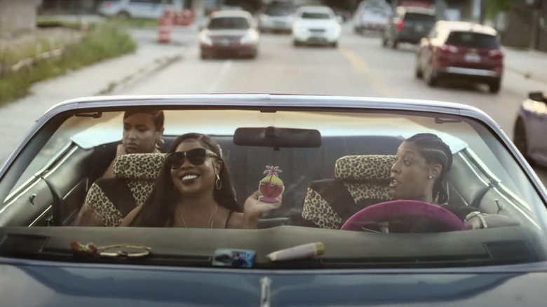 The rap duo drive around Miami (sometimes accompanied by others) in "Rap Sh!t"