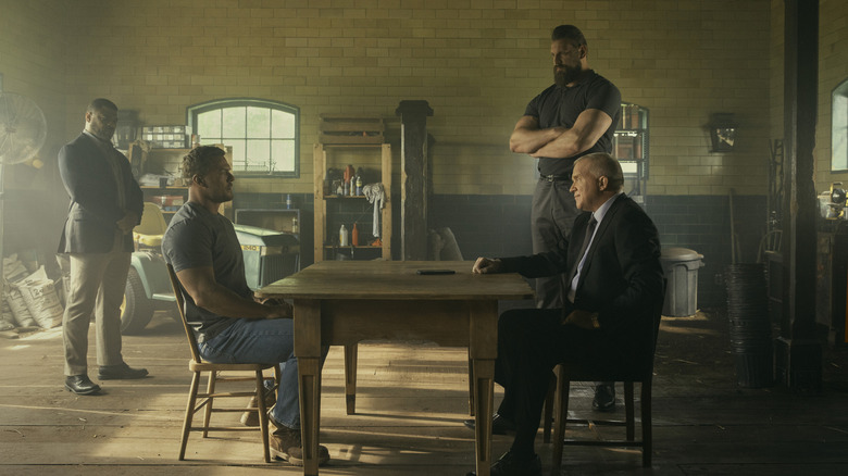 Reacher being interrogated by Zachary Beck on Reacher