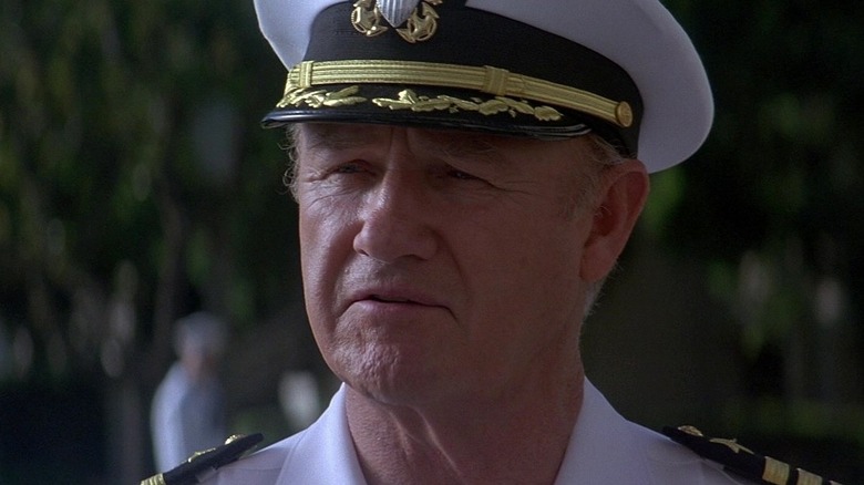 Gene Hackman as Captain Frank Ramsey in Crimson Tide