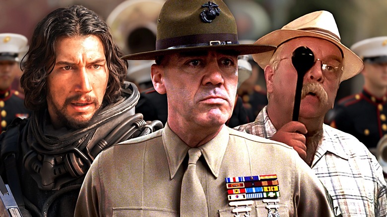 Adam Driver, R. Lee Ermey, and Wilford Brimley are some notable former Marines who became actors