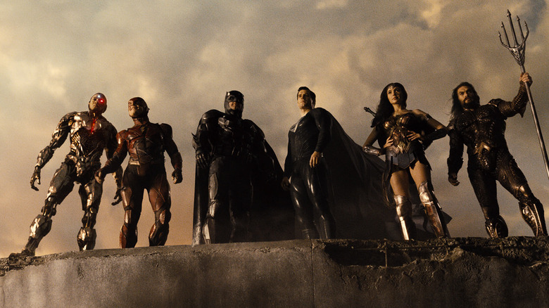 The cast of Justice League