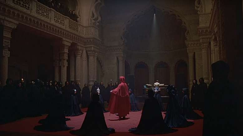 The orgy scene in Eyes Wide Shut