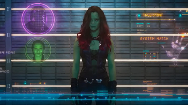 Gamora in Nova Corps prison