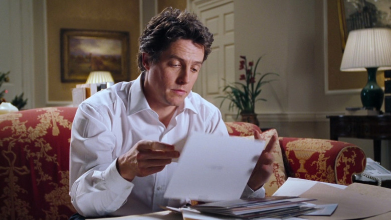 Hugh Grant in Love Actually