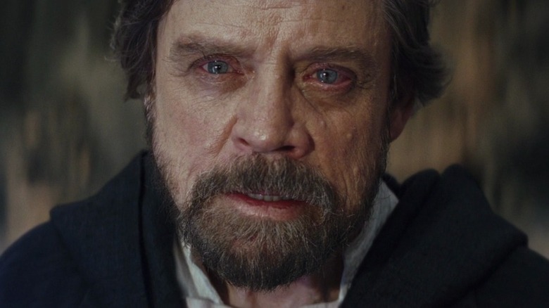 Mark Hamill as Luke Skywalker in The Last Jedi