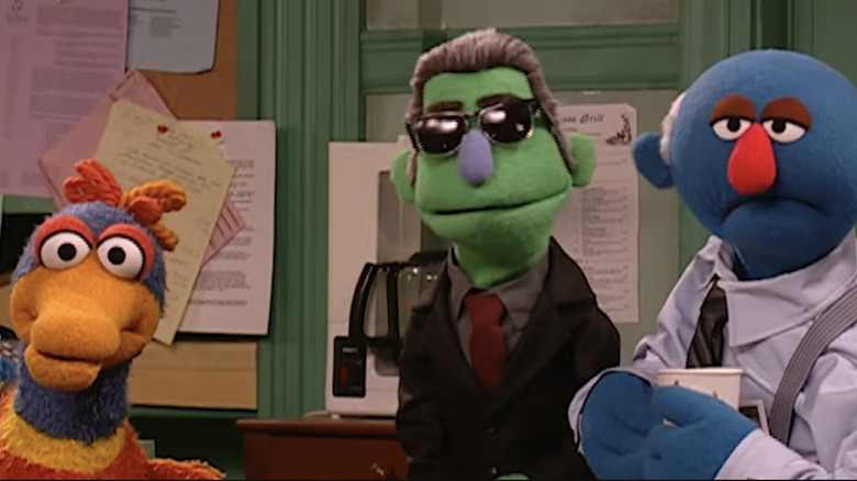 John Munch on Sesame Street