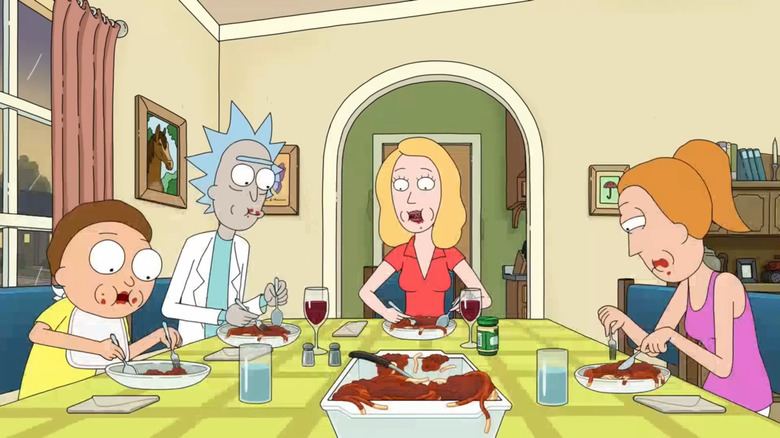 Rick and Morty, Morty, Rick, Beth, Summer