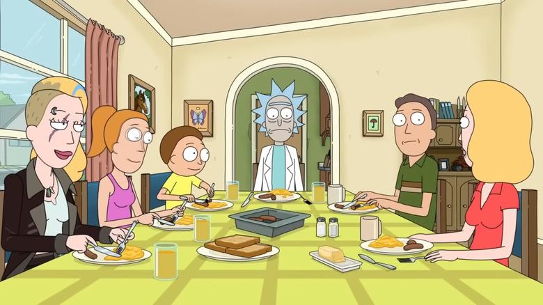 Rick and Morty, the Smith family