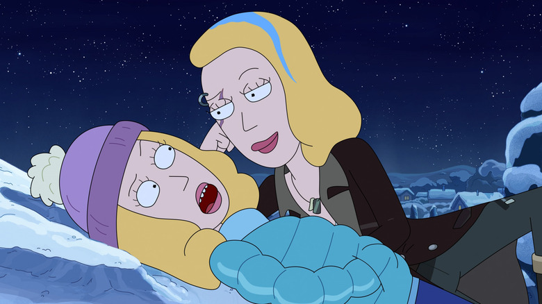 Rick And Mortys Sarah Chalke On Finding The Differences Between Beth And Space Beth Exclusive 