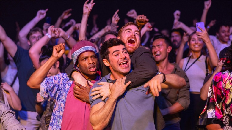 Zac Efron, Jermaine Fowler, and Andrew Santino in Ricky Stanicky