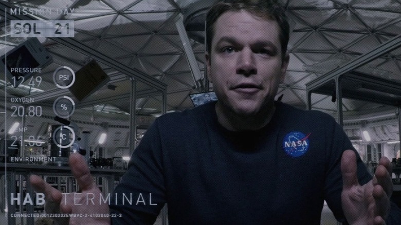 Matt Damon in The Martian