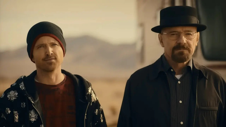 Aaron Paul and Bryan Cranston in Breaking Bad 