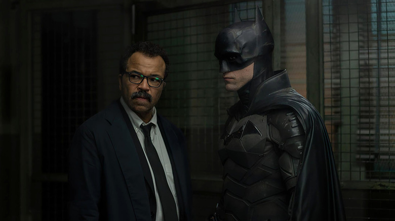 Batman 2022'de Jeffrey Wright ve Robert Pattinson