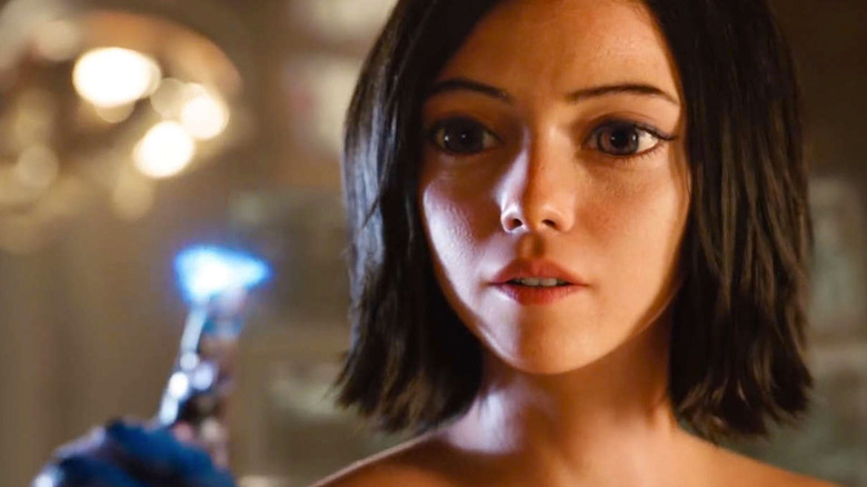 Rosa Salazar as Alita in Alita: Battle Angel