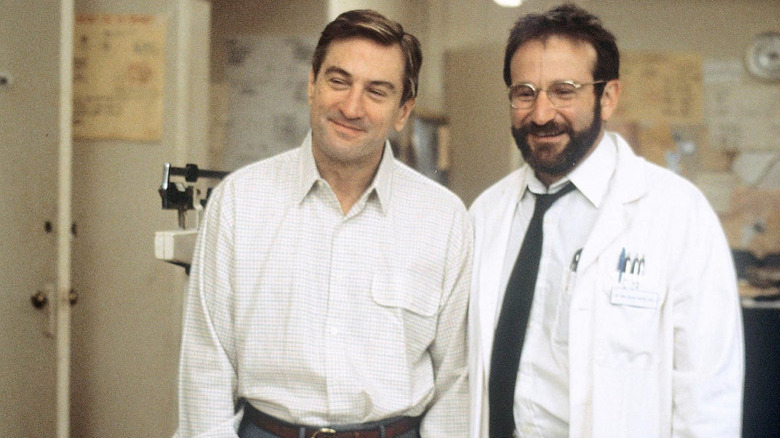 Robert De Niro and Robin Williams in Awakenings