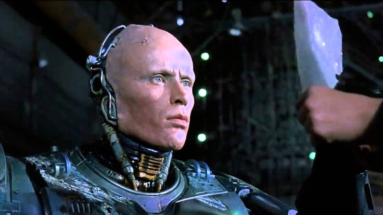 Alex Murphy's human face in RoboCop