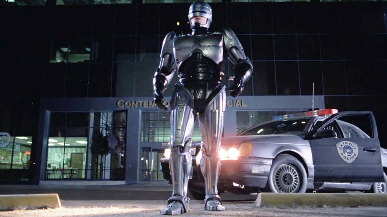 RoboCop and a police car