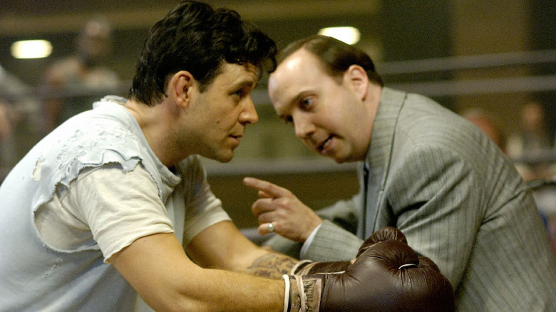 Russell Crowe and Paul Giamatti in Cinderella Man