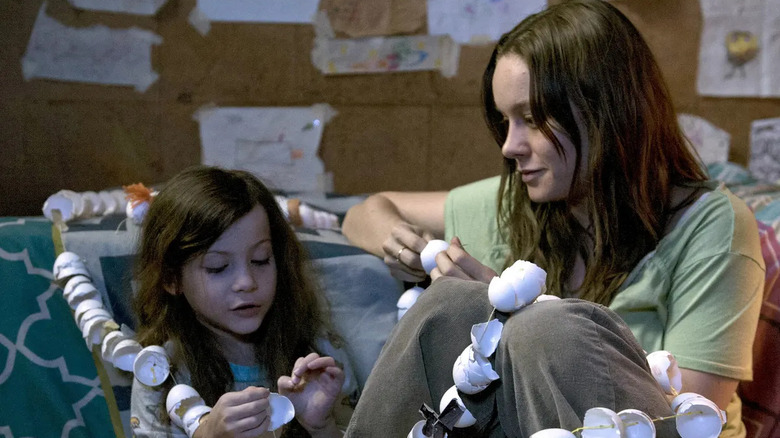 Jacob Tremblay and Brie Larson in Room