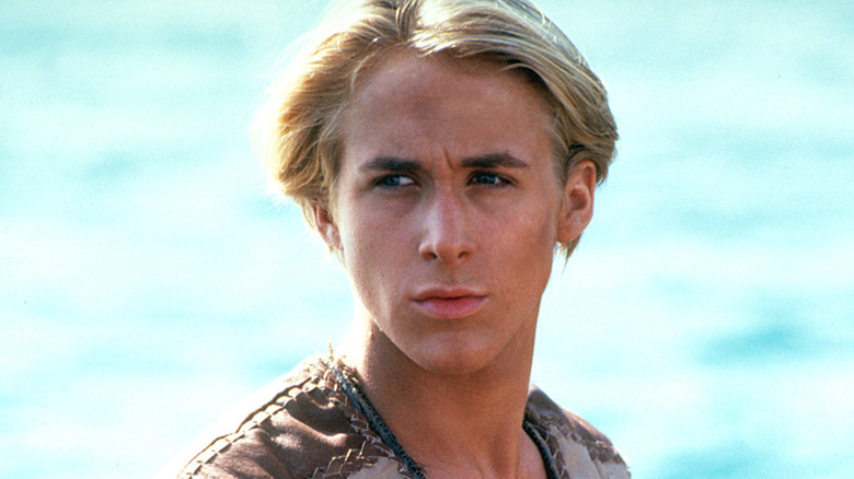 Ryan Gosling as Young Hercules, giving his best Blue Steel-style model face at something off-screen