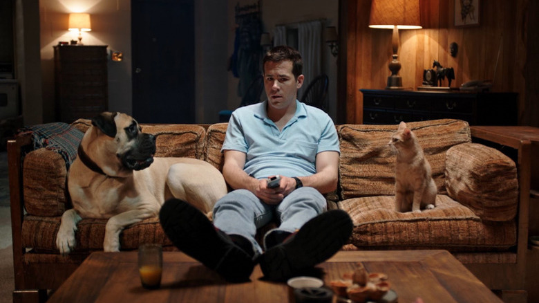 Ryan Reynolds as Jerry Hickfang in The Voices