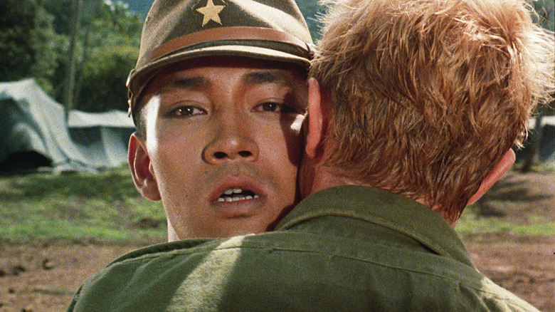 Ryuichi Sakamoto and David Bowie in Merry Christmas Mr Lawrence