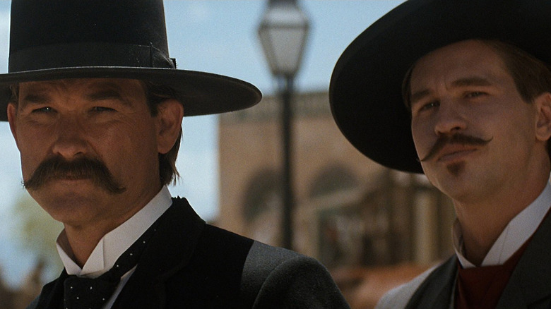 Kurt Russell and Val Kilmer in Tombstone